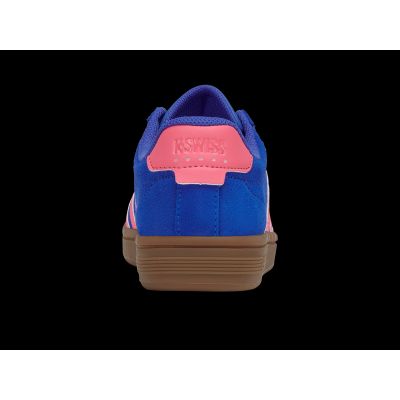 4. Sneakersy K-swiss COURT TIEBRK II SDE DAZZLING BLUE/PINK LEMONADE/GUM-M (99492-480-M)