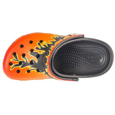 3. Klapki Crocs Classic Flames Clog Jr 210993-0C4
