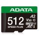 10. Karta pamięci MEMORY MICRO SDXC 512GB UHS-I ADATA UD512GUI3V30A2SP-RA1