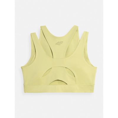 4. Biustonosz treningowy ze średnim wsparciem z materiałów z recyklingu damski 4F x anna lewandowska 4F