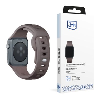 Pasek 3mk Silicone Watch Strap na Apple Watch 38/40/41 mm - ciemnoszary