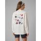 2. Longsleeve regular z nadrukiem damski 4F 4FRSS26TSWSF2834-11S
