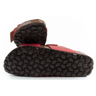 8. Bio Bio Buty laczki damskie klapki profilowane skóra naturalna