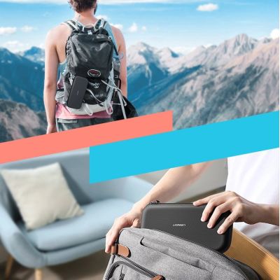 10. Ugreen etui pudełko na Nintendo Switch i akcesoria 26 cm x 12 cm x 4 cm czarny (LP174 50974)