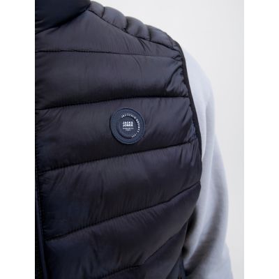 5. Jack&Jones męska kamizelka bezrękawnik JJEBRADLEY LIGHT BODYWARMER COLLAR NOO 12280973 BLACK