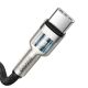 4. Kabel Baseus Cafule Series Metal Data USB-C / USB-C PD QC SCP 100W 5A 1 m - czarny