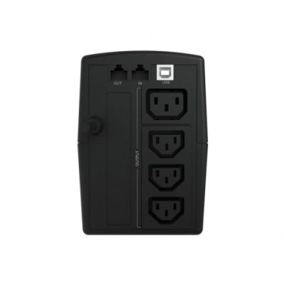 4. Zasilacz awaryjny UPS Conceptronic 850VA/480W/4xIEC/HID USB/RJ45in/Out/AVR sw