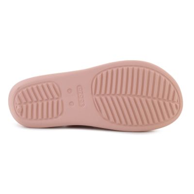7. CROCS GETAWAY PLATFORM TOE LOOP W PINK CARAMEL 210834-7AF