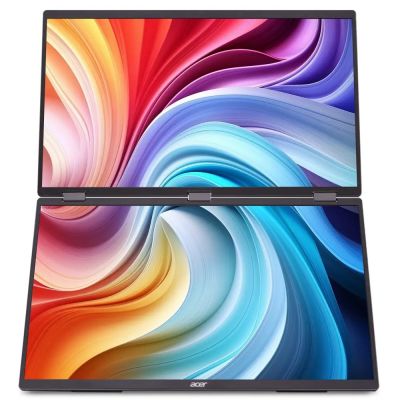 5. Acer PD193QEbmiuux monitor komputerowy 47 cm (18.5") 1920 x 1080 px Double Full HD LED Szary