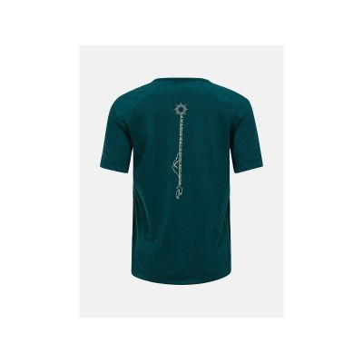 2. Koszulka damska PEAK PERFORMANCE W Wool-Blend Shortsleeve kolor zielony