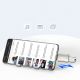 5. Adapter Joyroom S-H151 USB-C (męski) / USB-A (żeński) z oczkiem na smycz - srebrny