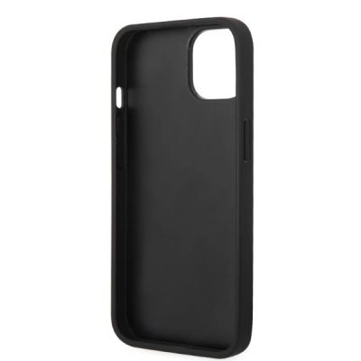 7. Etui Karl Lagerfeld Glitter Choupette Patch na iPhone 14 - srebrne