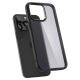 6. Etui Spigen Ultra Hybrid na iPhone 15 Pro - przezroczysto-czarne