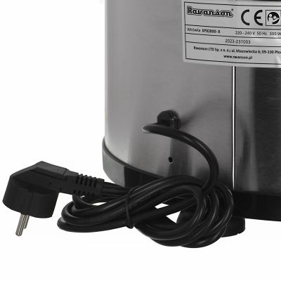 8. Wirówka Ravanson XPB2800-X (2800 obr/min; 6 kg; 360 mm; Klasa A; kolor srebrny)