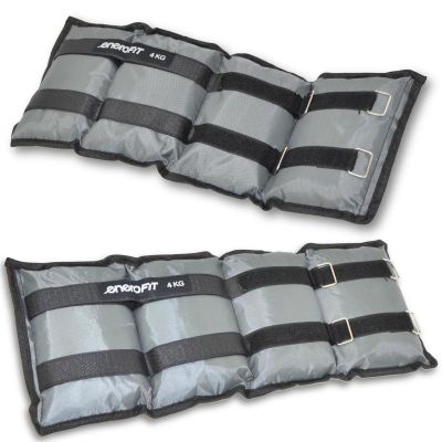 11. OBCIĄŻENIE NA PRZEGUBY SZARE 8KG (2x4KG) ENERO FIT