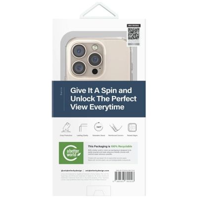 5. Etui UNIQ Swivix 360 Rotating Kickstand na iPhone 16 - złote