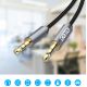 6. Kabel Choetech AUX002 mini jack 3.5mm (męski) / mini jack 3.5mm (męski) 1.2m - czarny