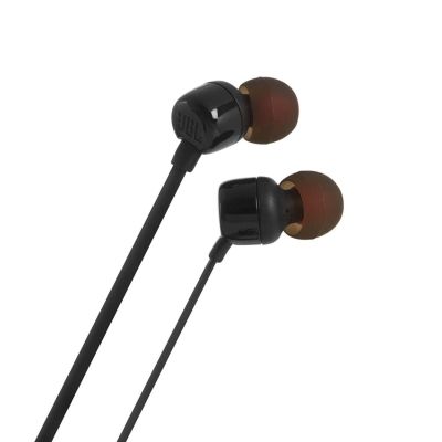 7. Słuchawki JBL Tune 110 douszne mini jack 3.5mm i pilotem - czarne