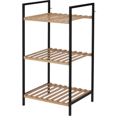 7. PÓŁKA REGAŁ NA BUTY 3 POZIOMY 38x32,5x70CM BAMBUS EXCELLENT HOUSEWARE