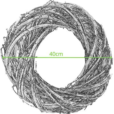 5. WIENIEC DO DEKORACJI 40CM BIAŁY