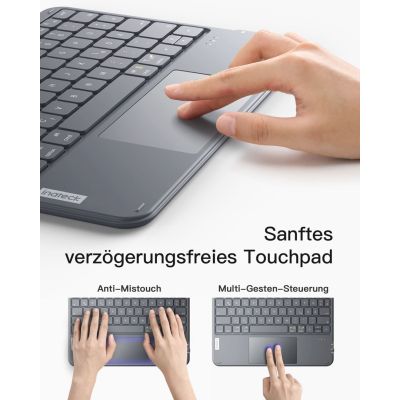 4. inateck Keyboard Tablet QWERTZ gray
