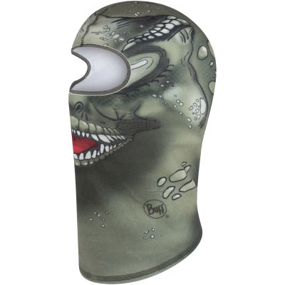 2. Kominiarka dziecięca Buff Polar Balaclava - dinochi beetle green rozmiar: m