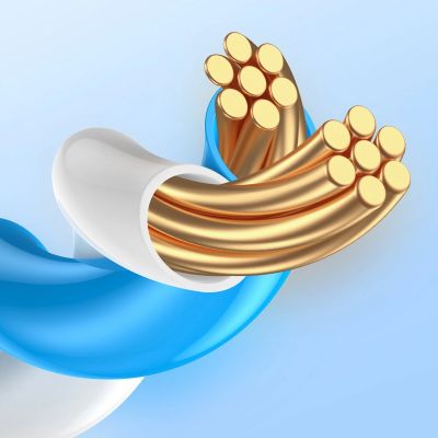 15. Baseus Speed Seven szybki kabel sieciowy RJ45 10Gbps 1m czarny (WKJS010101)