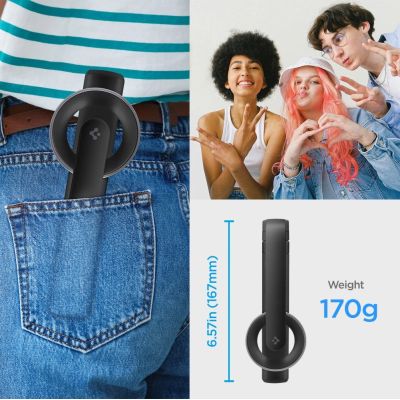 9. Selfie stick Spigen S571W MagSafe Bluetooth z tripodem - czarny
