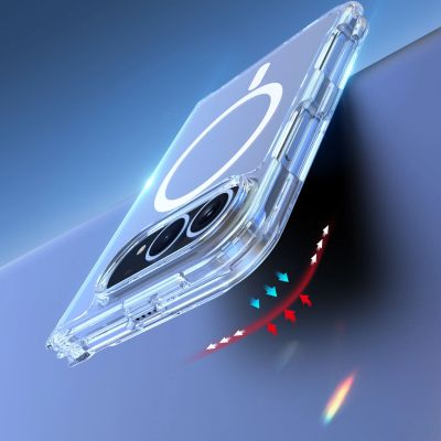 11. Etui Dux Ducis Clin Mag na iPhone Duo kompatybilne z MagSafe - przezroczyste