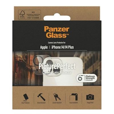 4. Ochrona szkła aparatu PanzerGlass Camera Protector do iPhone 14 / 14 Plus