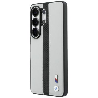 2. Etui BMW Perforated Stripe Logo MagSafe do Samsung Galaxy S26 Ultra - szare