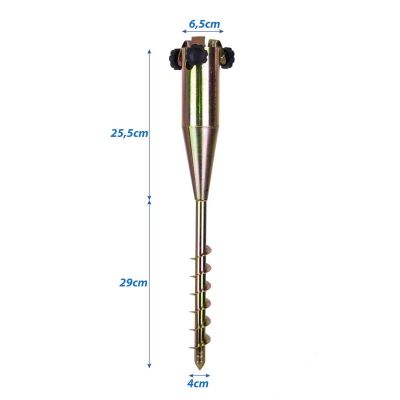 4. BAZA MOCOWANIE DO PARASOLA METALOWA WKRĘCANA 1032887