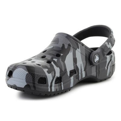 3. CROCS CLASSIC CAMOUFLAGE CLOG K BLACK/SLATE GREY 211879-0DD