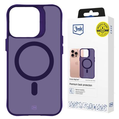 20. Etui 3mk Smoke MagCase na iPhone 16 Pro Max - fioletowe-półprzezroczyste