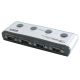 Lindy 42858 konwerter szeregowy/repeater/izolator USB 1.1 RS-232 Czarny, Srebrny