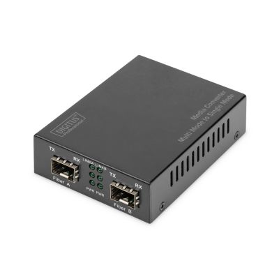 6. Digitus Gigabitowy konwerter medialny wielomodowy/jednomodowy SFP