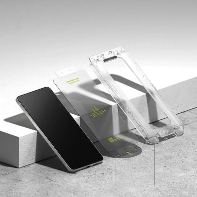 4. Szkło hartowane Ringke Easy Slide 2-pack na Samsung Galaxy S25 Edge - przezroczyste