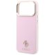 6. Etui Guess Saffiano Small 4G & Classic Logo MagSafe na iPhone 18 Pro / 17 Pro - różowe