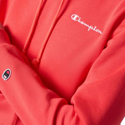 10. Bluza damska Champion Hooded Sweatshirt koralowa 118403 RS073