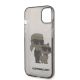 7. Etui Karl Lagerfeld Glitter Karl&Choupette na iPhone 14 Plus - czarne