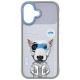 Etui Nimmy Cool&Cute 2.0 nag na iPhone 17 - szare