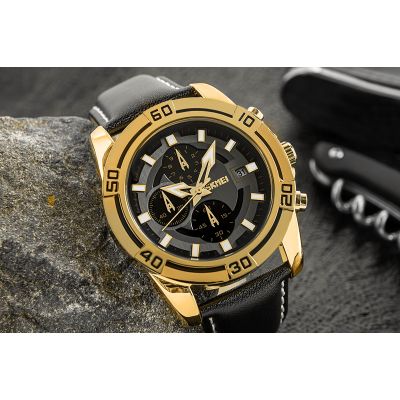 4. Zegarek Męski Skmei 9156GDBK + BOX