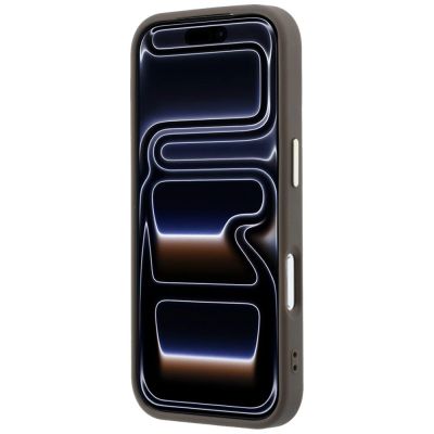 5. Etui Guess 4G & Big Resin Logo na iPhone 17 Pro / 18 Pro - brązowe