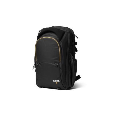 3. RODE Backpack plecak Czarny Alcantara, Poliester
