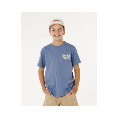Koszulka chłopięca RIP CURL Pacific Rinse Sunrise Tee-Boy niebieska