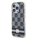 2. Etui DKNY IML Checkered Mono Pattern & Printed Stripes MagSafe na iPhone 15 Pro - czarne