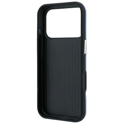 8. Etui Guess Smooth & Big Strass Logo &    Strap do iPhone 18 Pro / 17 Pro niebieski
