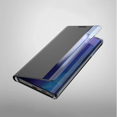 6. Etui New Sleep View Case z klapką i podstawką na Samsung Galaxy A35 - czarne