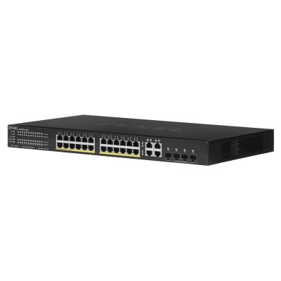 3. Switch Zyxel GS1920-24HP 28p PoE (PoE+: 24;) 375W Managed Gigabit