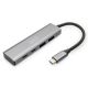 6. Digitus Koncentrator USB-C 4-portowy, 2 x USB A i 2 x USB-C